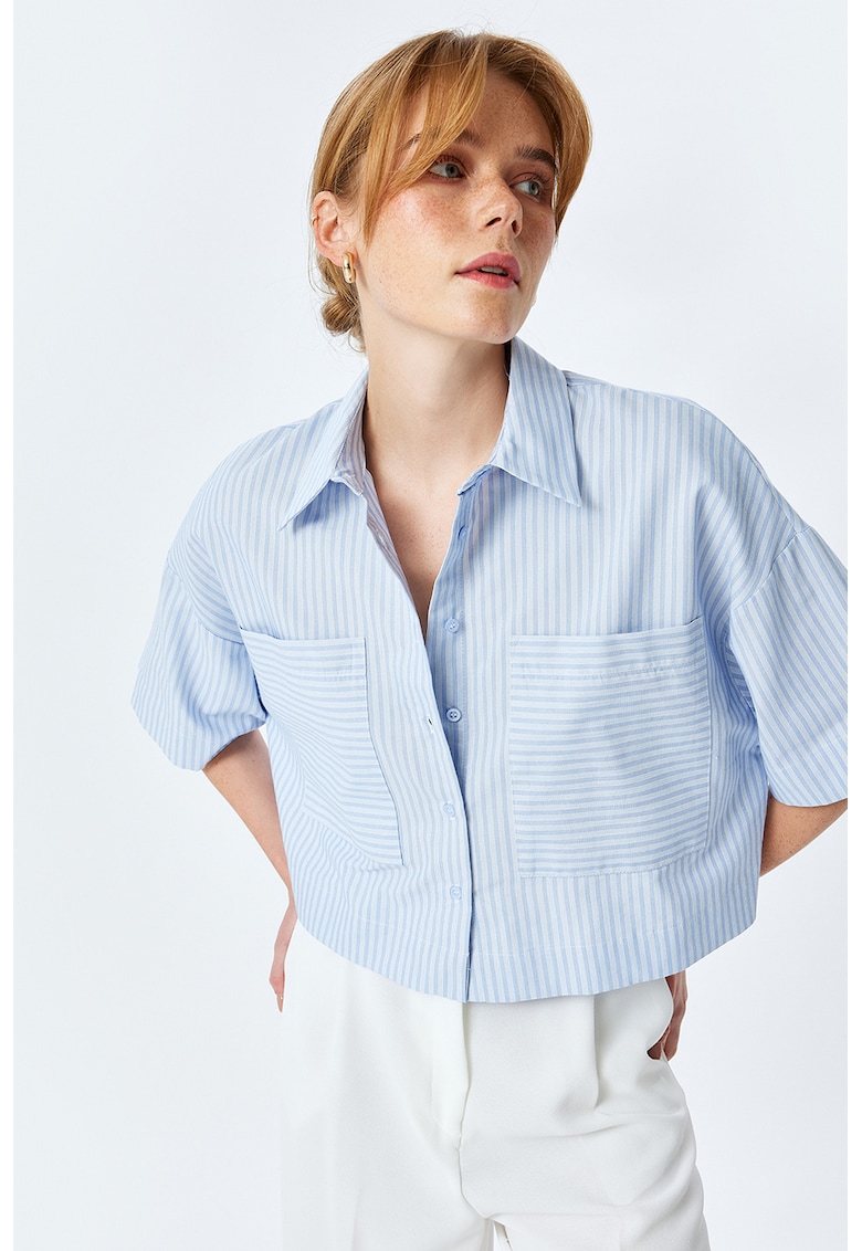 Къса риза с райе KOTON