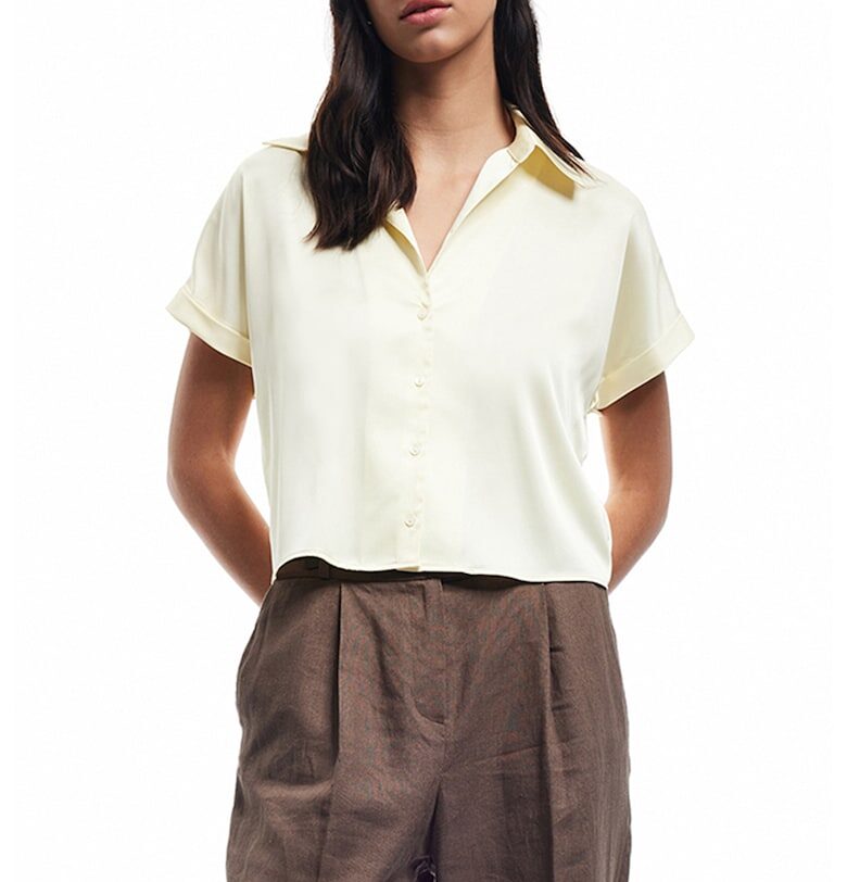 Къса сатинирана риза KOTON