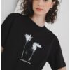 Къса тениска от органичен памук KARL LAGERFELD JEANS
