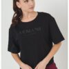 Къса тениска с паднали ръкави ARMANI EXCHANGE