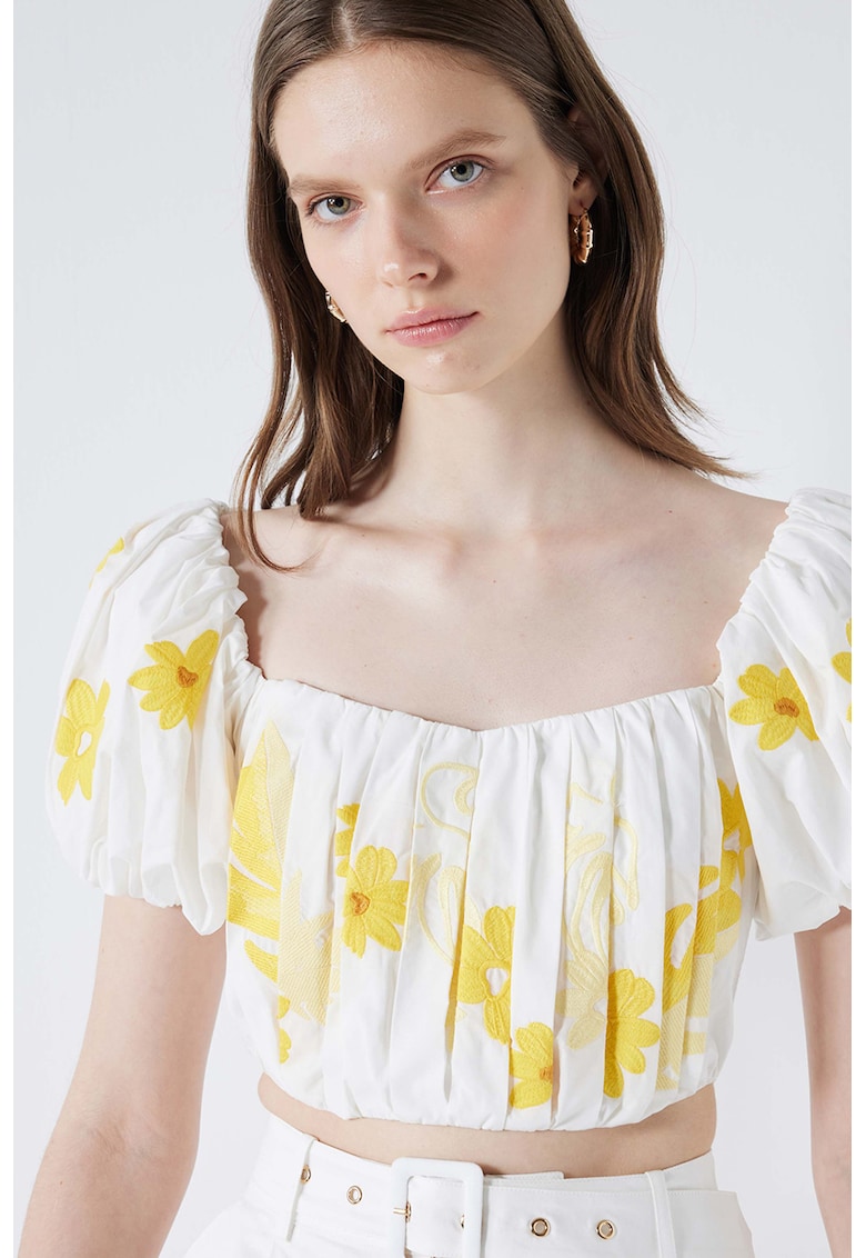 Къса флорална блуза Ipekyol