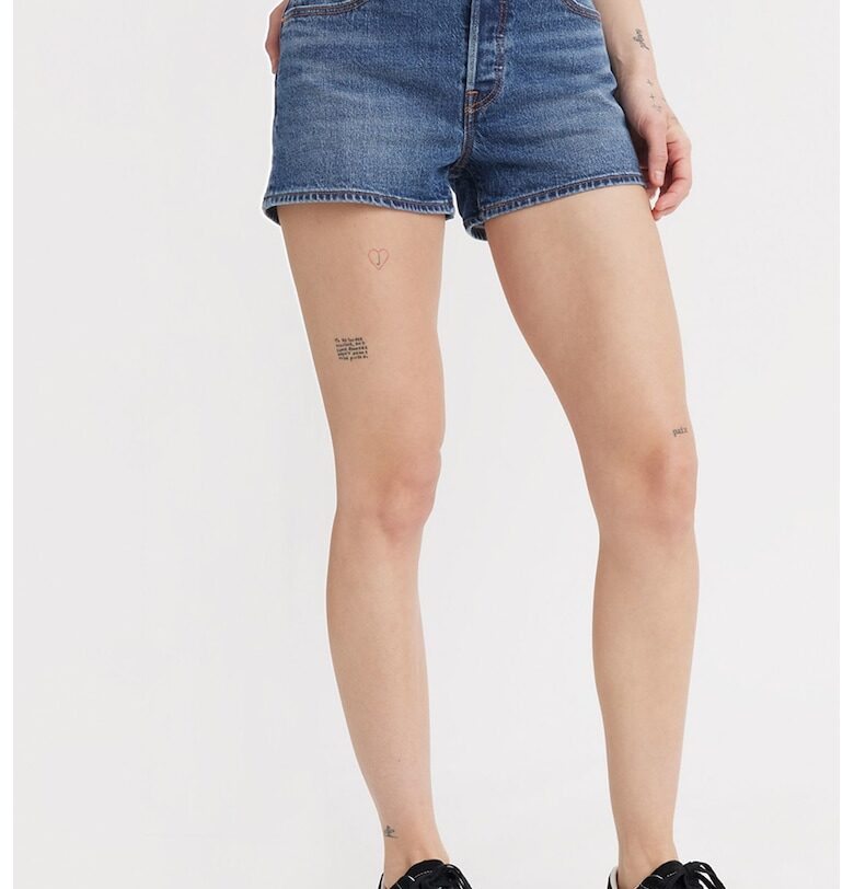 Къси дънки 501® с висока талия Levis