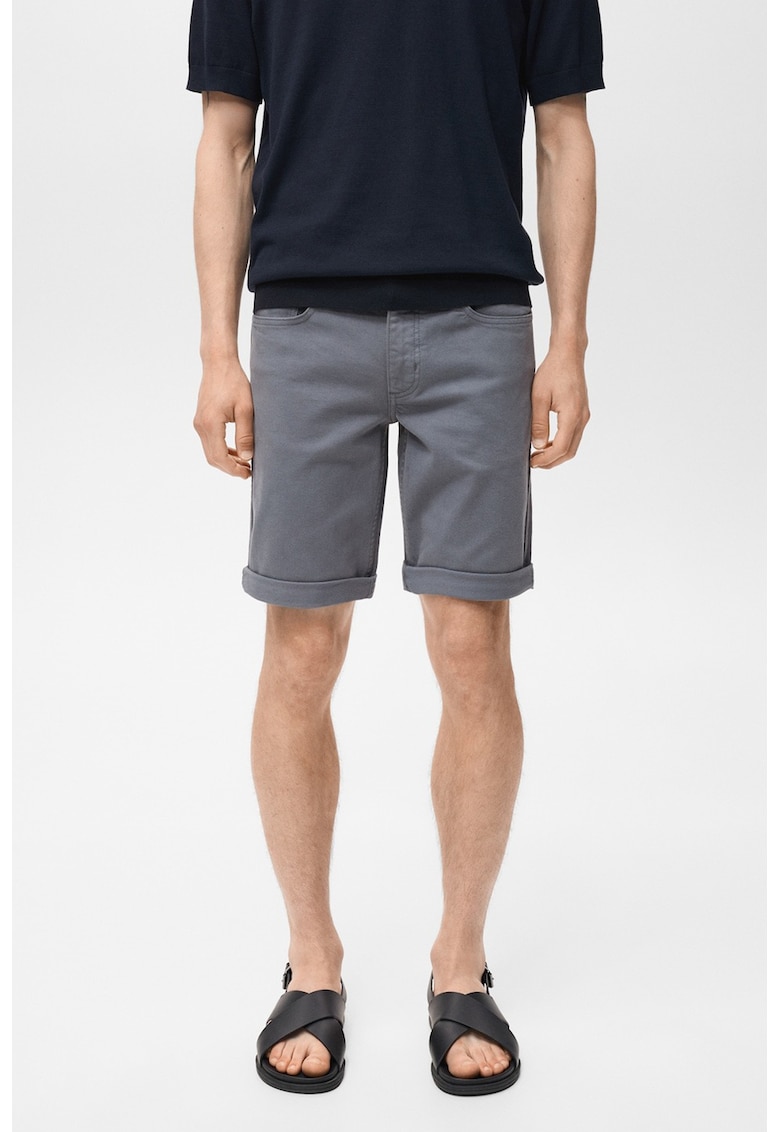 Къси дънки с джобове Mango