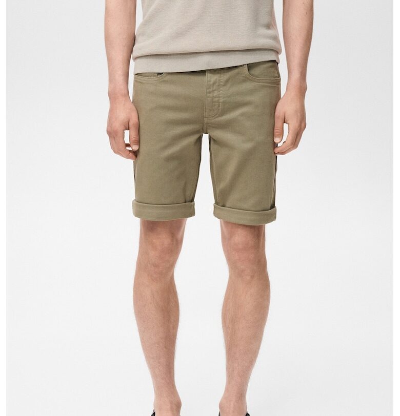 Къси дънки с джобове Mango