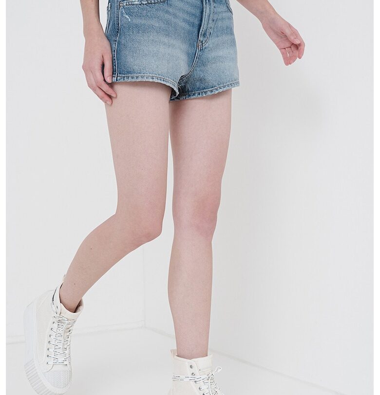 Къси дънки с миди талия CALVIN KLEIN JEANS