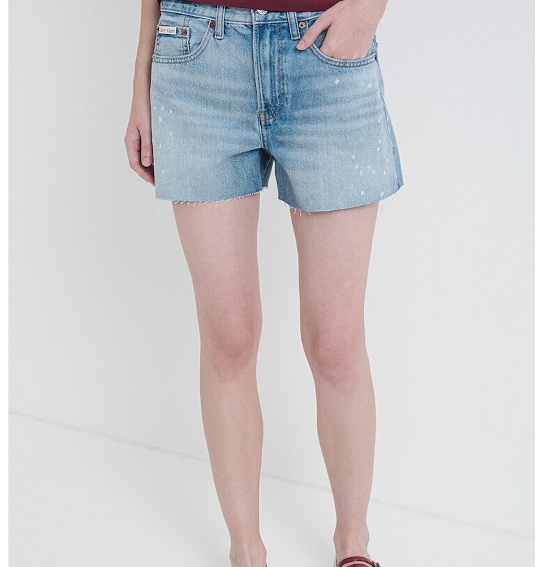 Къси дънки с миди талия CALVIN KLEIN JEANS
