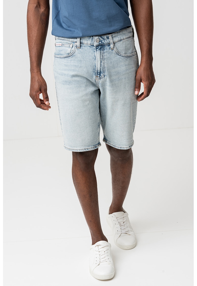 Къси дънки с ниска талия CALVIN KLEIN JEANS