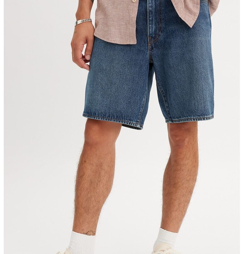 Къси дънки със свободна кройка Levis