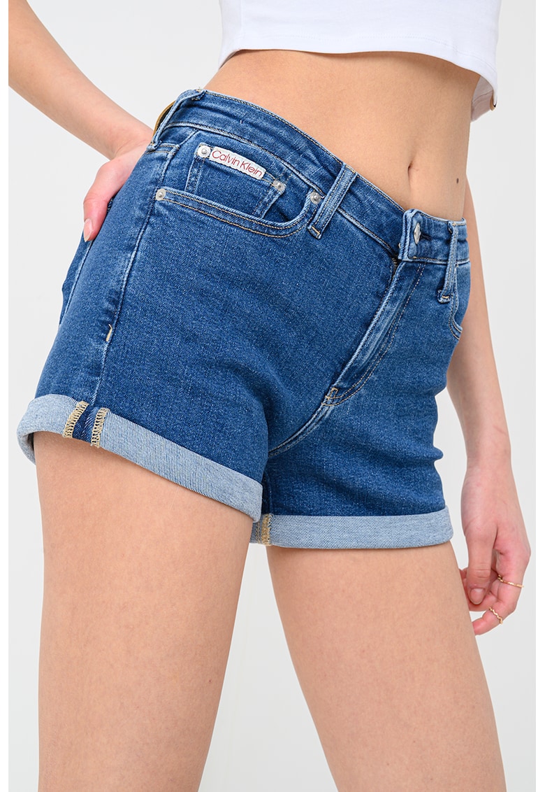 Къси слим дънки CALVIN KLEIN JEANS