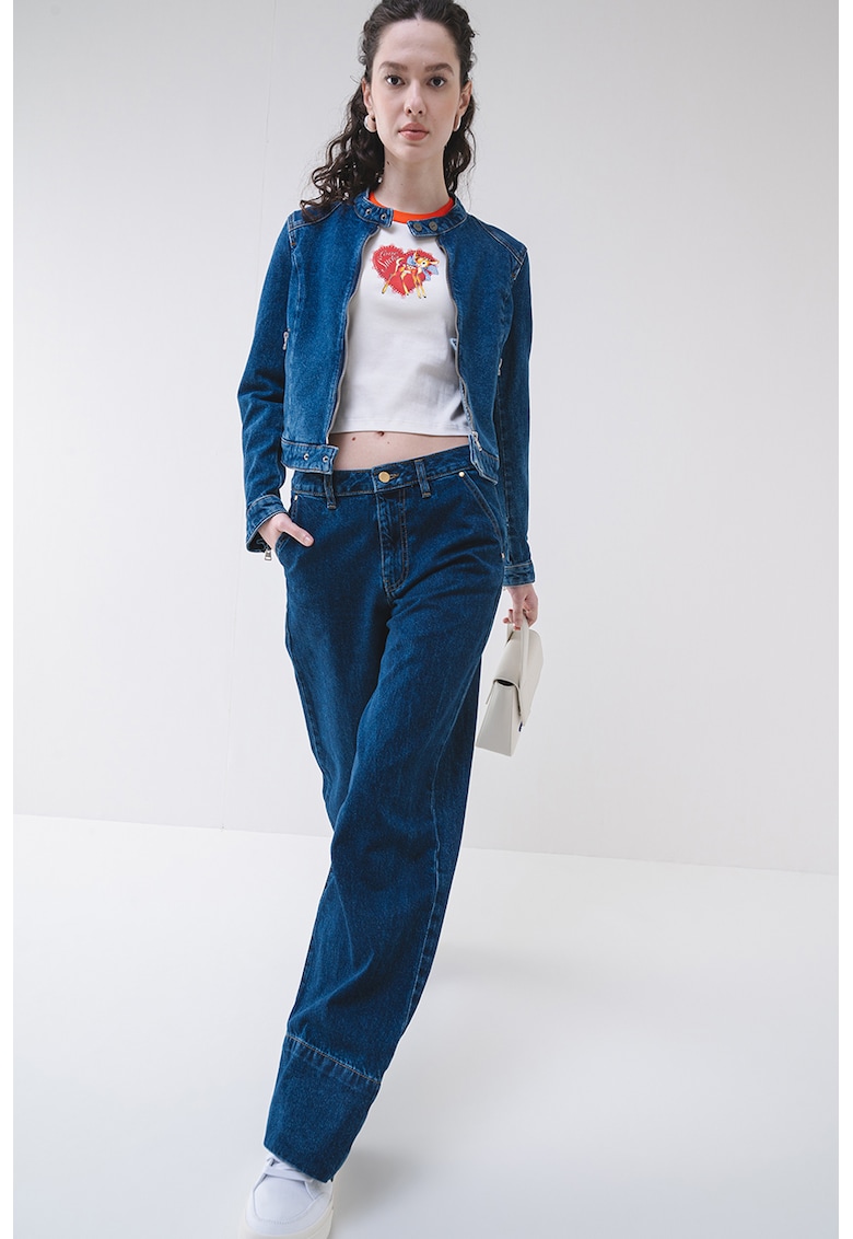 Късо вталено яке от деним HUGO