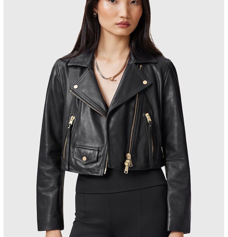 Късо кожено яке Elora AllSaints