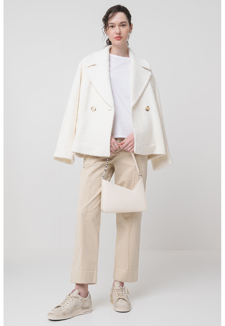 Късо палто с вълна BOSS