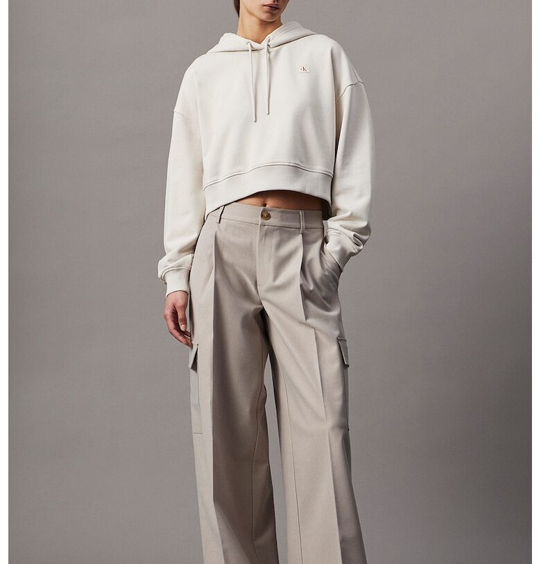 Късо худи с лого CALVIN KLEIN JEANS