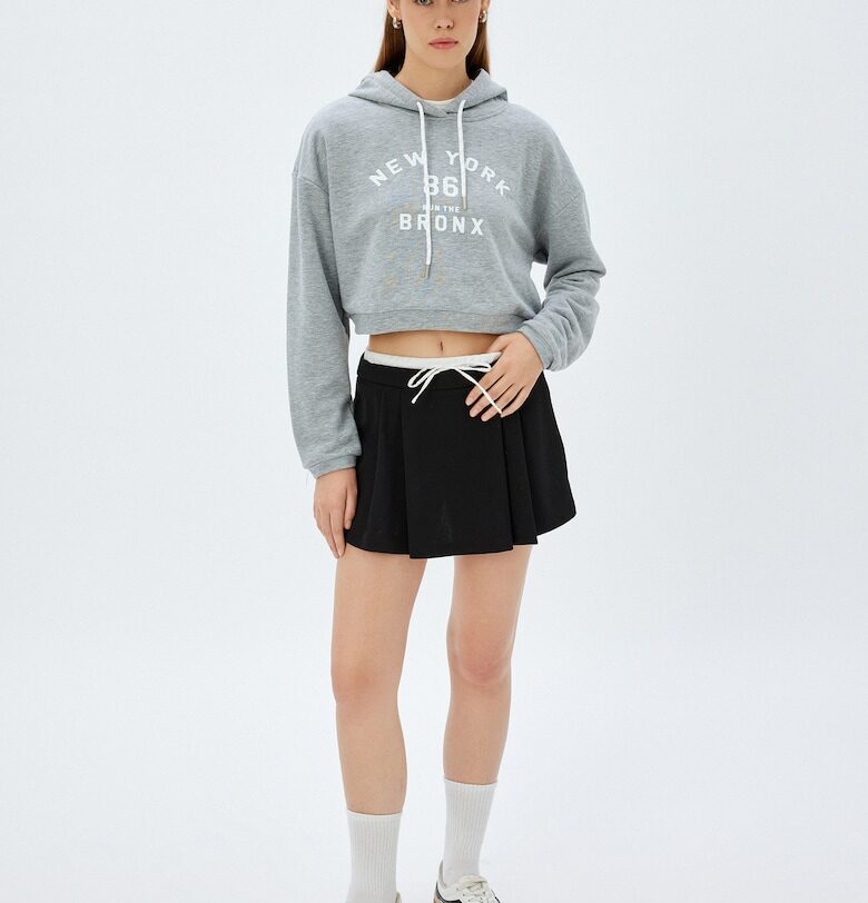 Късо худи с памук KOTON