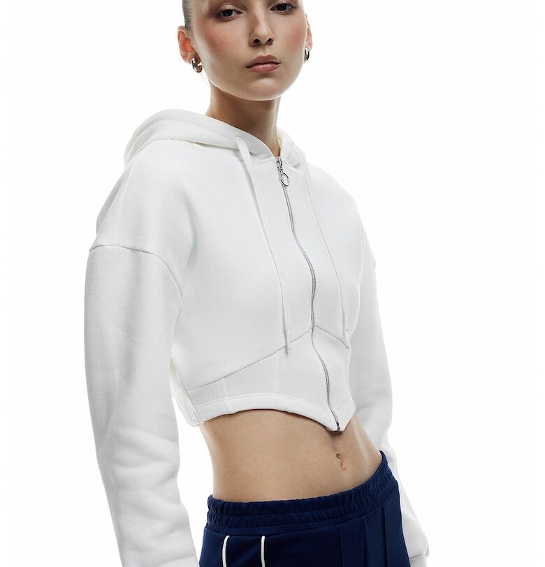 Късо худи с цип KOTON