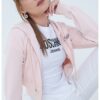 Късо худи с цип Moschino Jeans