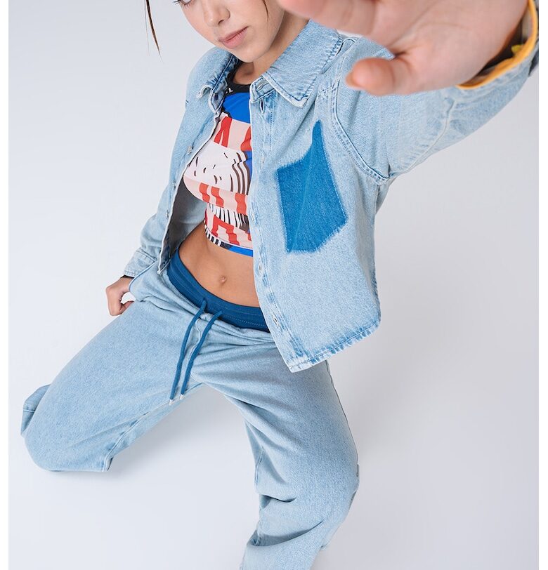 Късо яке от деним Moschino Jeans