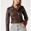 Късо яке от еко кожа GUESS