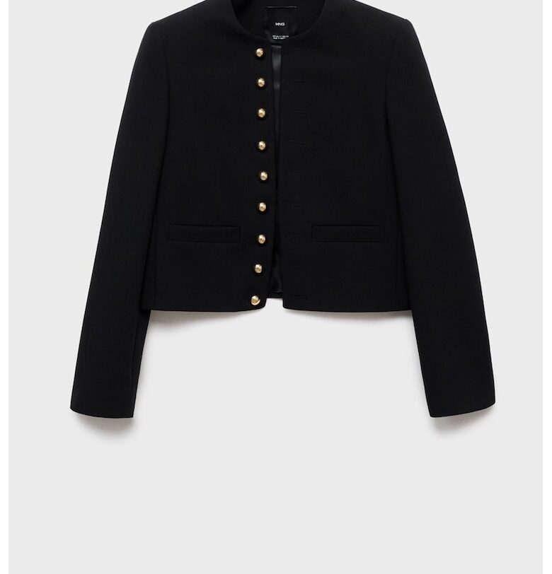 Късо яке с копчета Mango