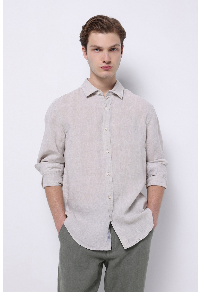 Ленена риза с яка COLINS