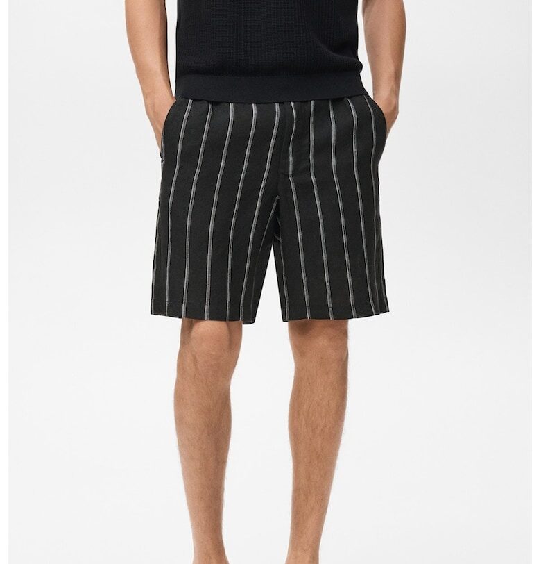 Ленени бермуди с райе Mango