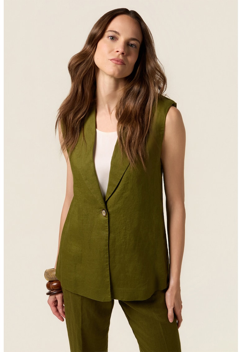 Ленено сако без ръкави Oltre
