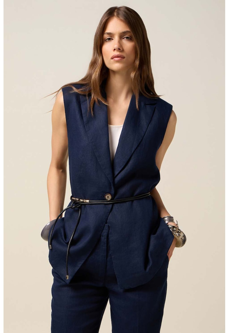 Ленено сако без ръкави Oltre