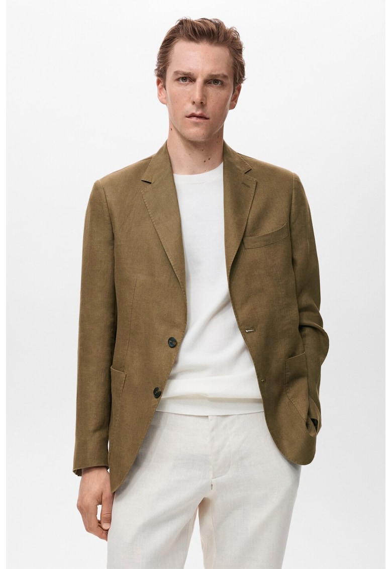 Ленено слим сако Salerno Mango