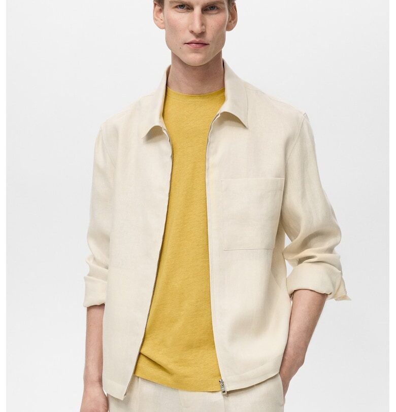 Ленено яке с цип Mango