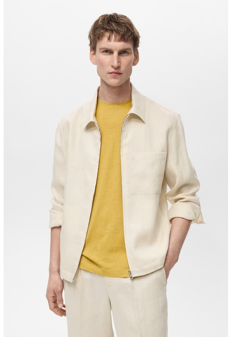 Ленено яке с цип Mango