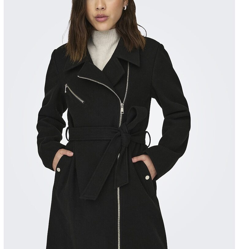 Миди палто с цип Emily Only