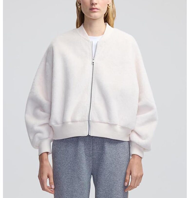 Мъхесто свободно яке бомбър Ipekyol