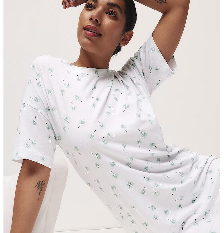 Нощница с памук Marks  Spencer