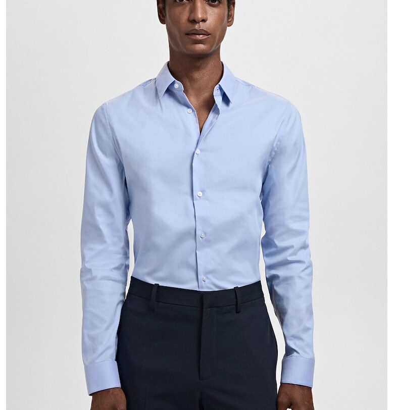 Официална риза с дълги ръкави Mango