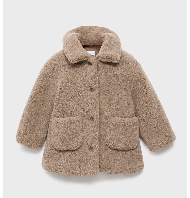 Палто от еко пух с копчета Mango