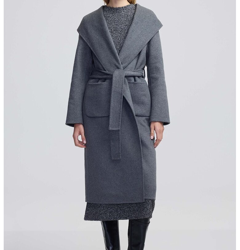 Палто с вълна с колан Ipekyol
