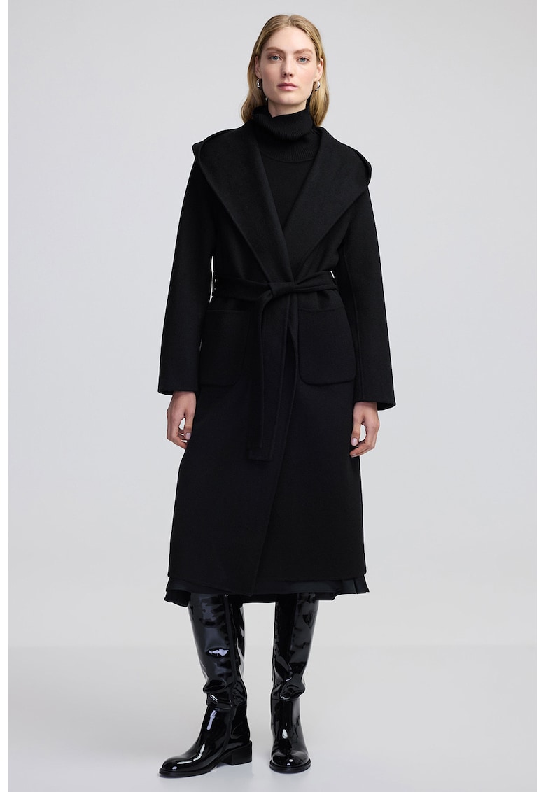 Палто с вълна с колан Ipekyol