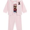 Памучен спортен екип с лого - 3 части GUESS KIDS