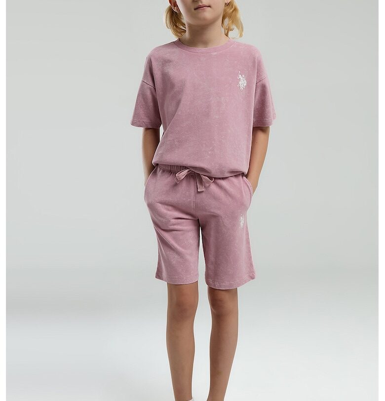 Памучен спортен екип с лого US Polo Assn