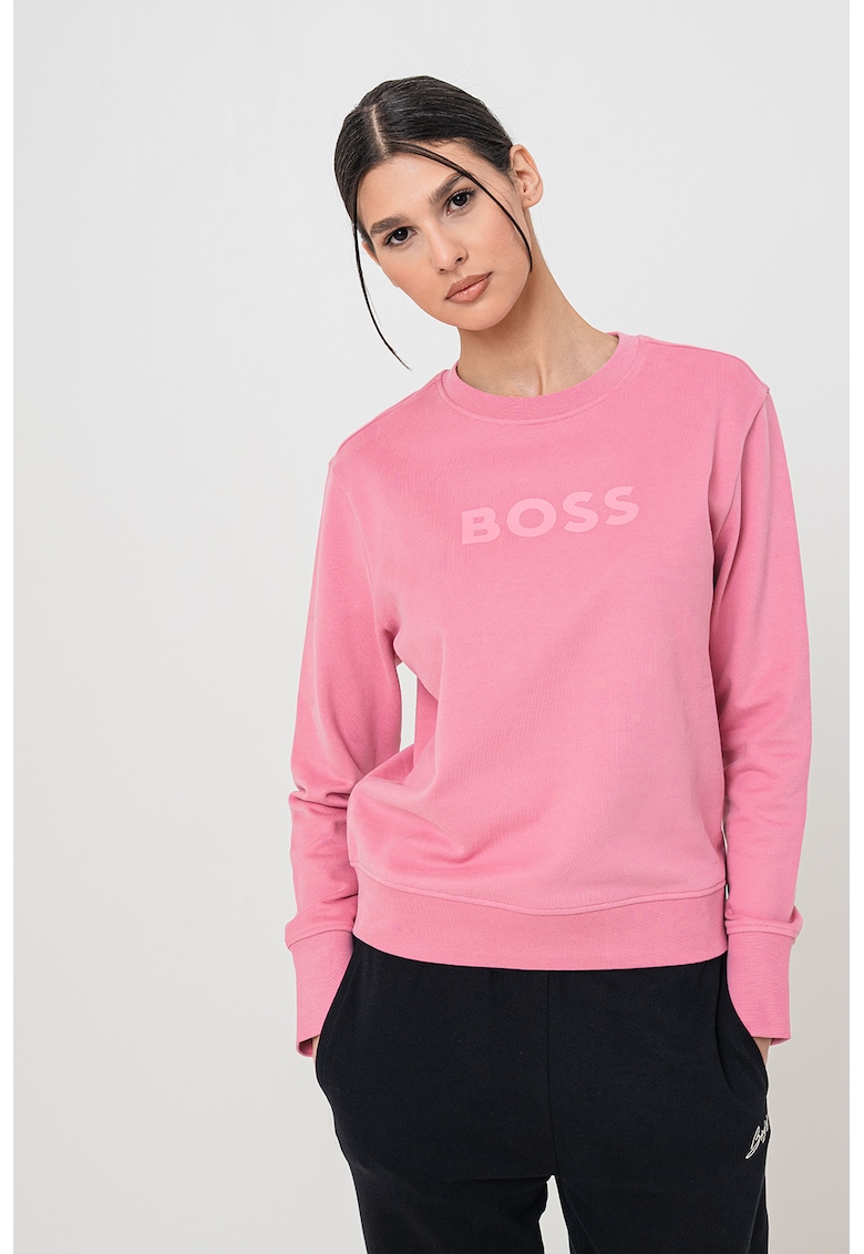 Памучен суитшърт с лого BOSS
