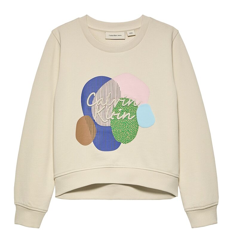 Памучен суитшърт с лого CALVIN KLEIN