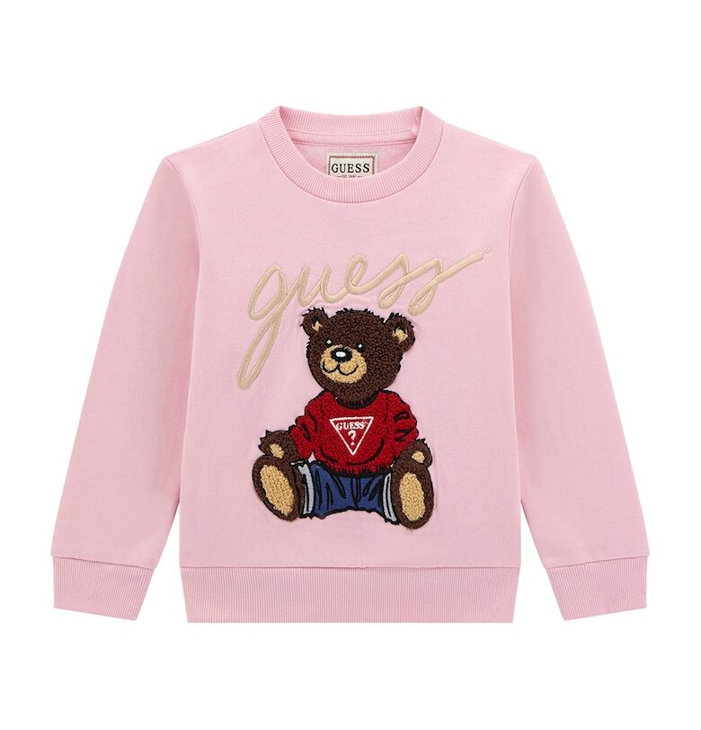 Памучен суитшърт с лого GUESS KIDS