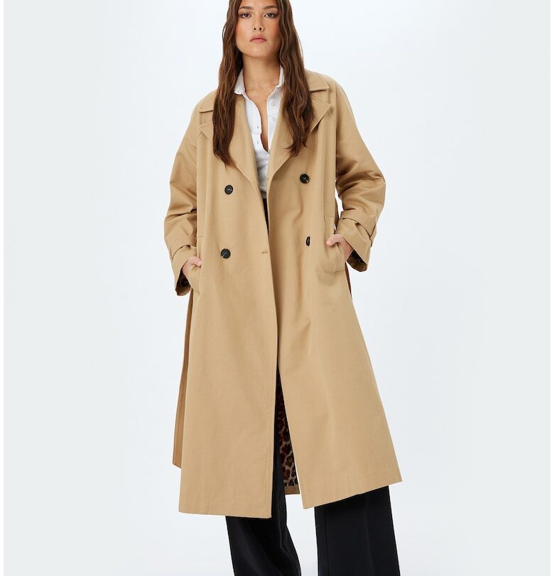 Памучен тренч с джобове KOTON