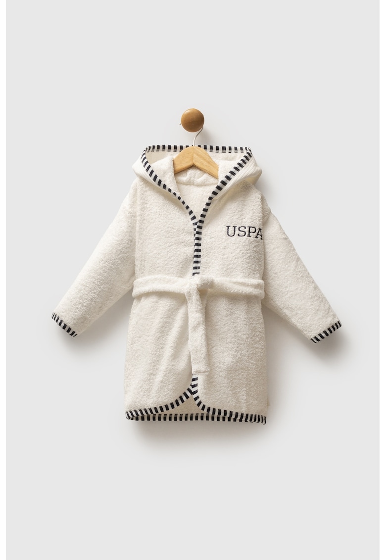 Памучен халат с лого US Polo Assn