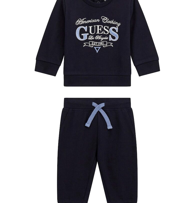 Памучна блуза и панталон с лого - 2 части GUESS KIDS