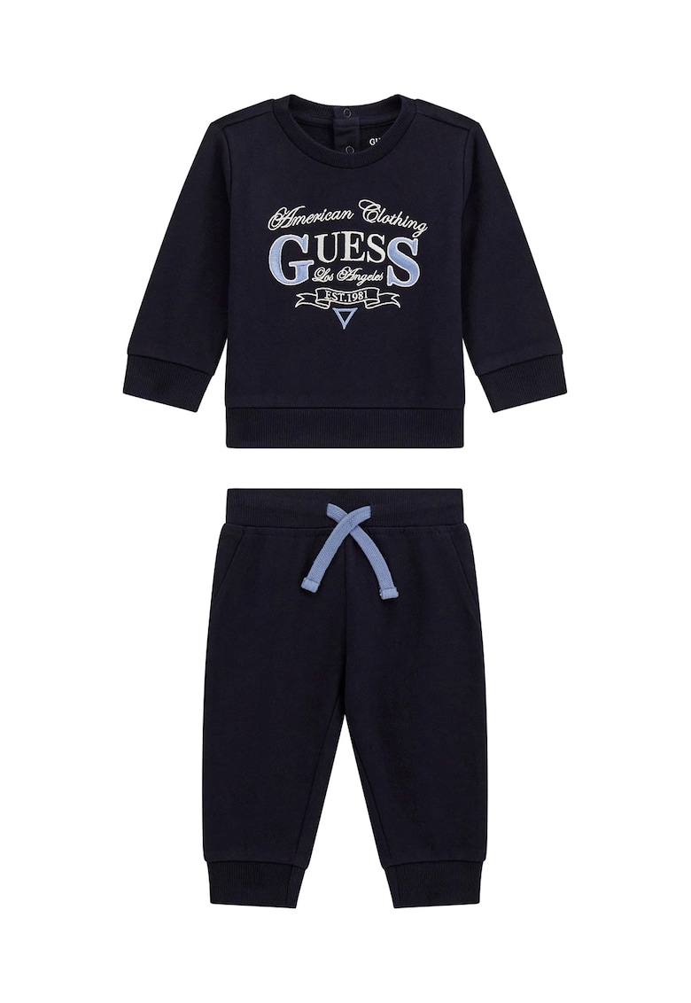 Памучна блуза и панталон с лого - 2 части GUESS KIDS