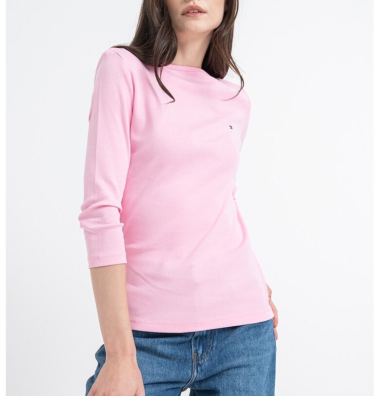 Памучна блуза с 3/4 ръкави Tommy Hilfiger