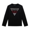 Памучна блуза с бродирано лого GUESS KIDS
