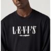 Памучна блуза с лого Levis