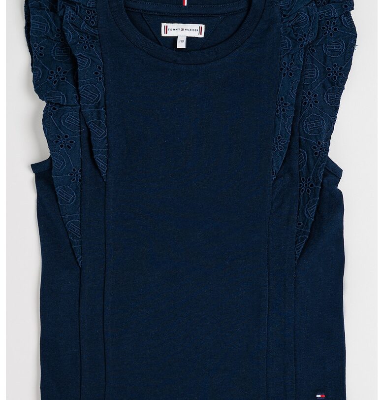 Памучна блуза с набирания Tommy Hilfiger